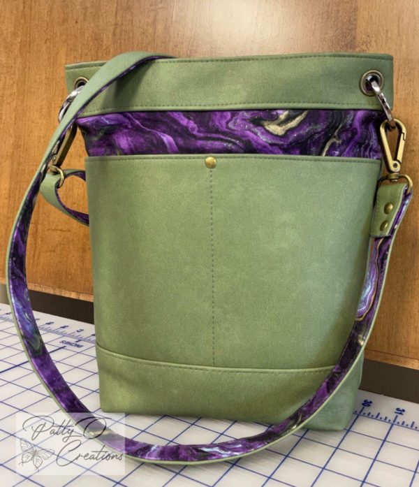 Green And Purple Crossover Bag 3